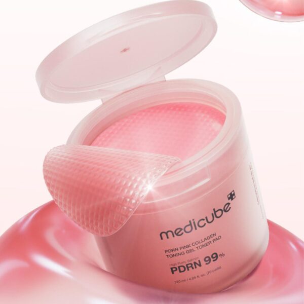 Medicube PDRN Collagen Toning Gel Toner Pad 70 tk - Image 4