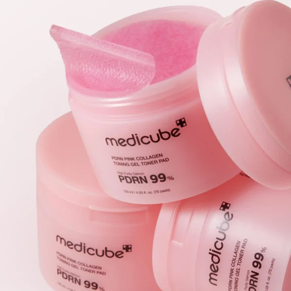Medicube PDRN Collagen Toning Gel Toner Pad 70 tk - Image 3