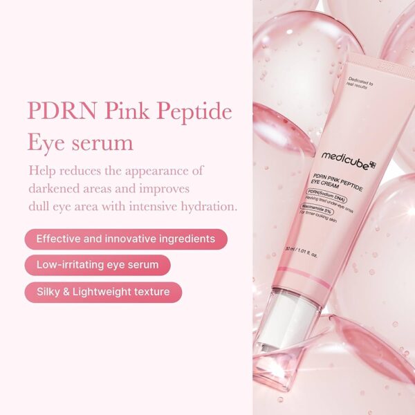 Medicube PDRN Pink Peptide Eye Cream 30ml - Image 3